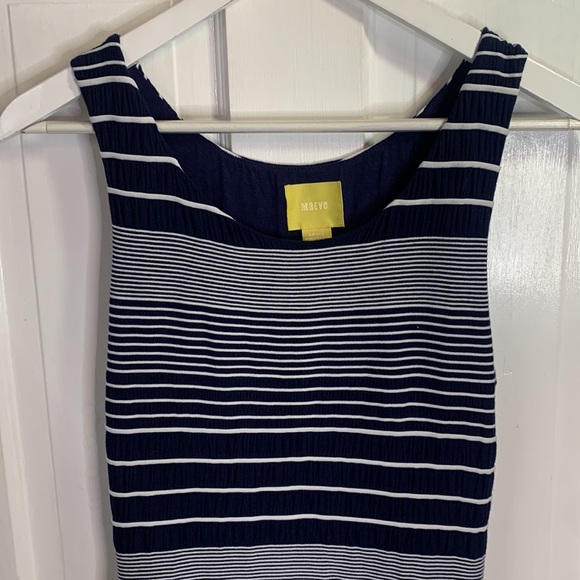 Maeve by Anthropologie Edisto Column Midi Dress Lined Sleeveless W-714 Sz S - Picture 4 of 7